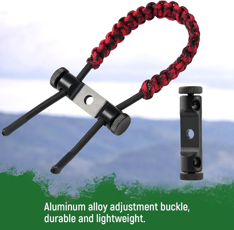 Compound Bow Wrist Sling - Adjustable Archery Strap for Hunting & Target Shooting | Durable & Comfortable