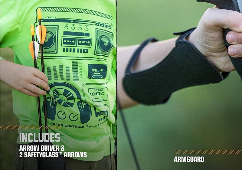 Bear Archery Titan Bow Set for Youth, Recommended Ages 12-16, Ambidextrous, Continuous Draw Weight Up to 29 lb., Continuous Draw Length Up to 28-inches