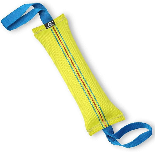 Bull Fit Dog Bite Tug Toy - Durable Fire Hose Tug with 2 Strong Handles | Perfect for Medium to Large Dogs, Tug of War & Training