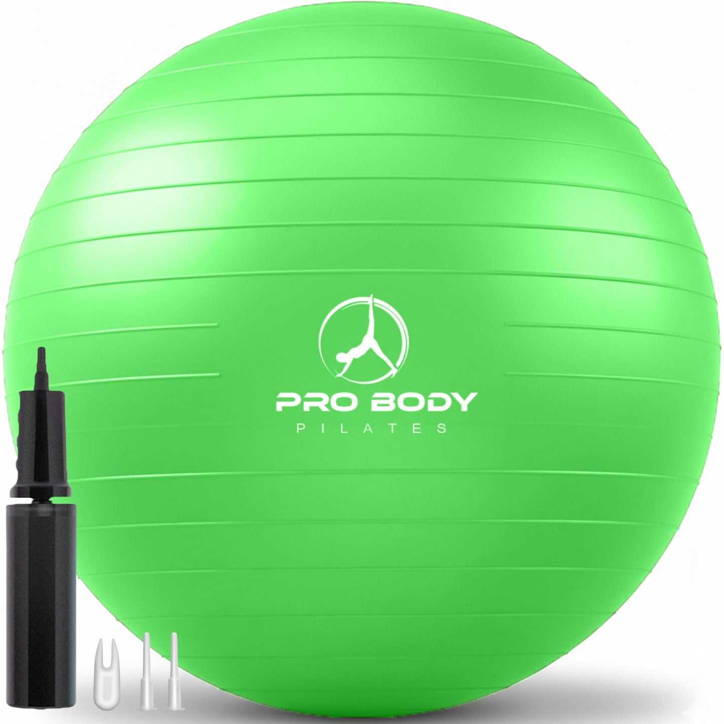 ProBody Pilates Yoga Ball - Gym Grade Exercise Ball (Green, 55 cm)