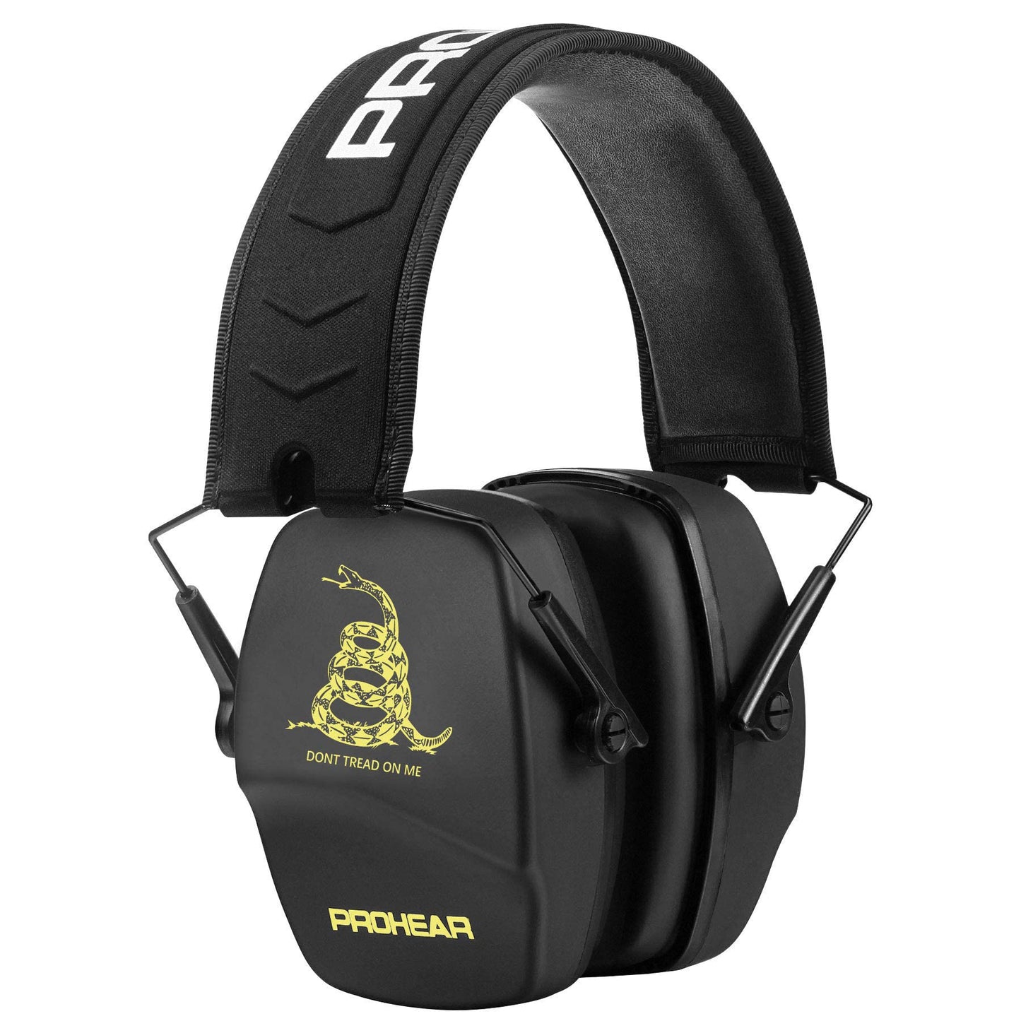 PROHEAR 016 Ear Protection Safety Earmuffs for Shooting, NRR 26dB Noise Reduction Slim Passive Hearing Protector with Low-Profile Earcups, Compact Foldable Ear Defenders for Gun Range, Hunting (DTOM)