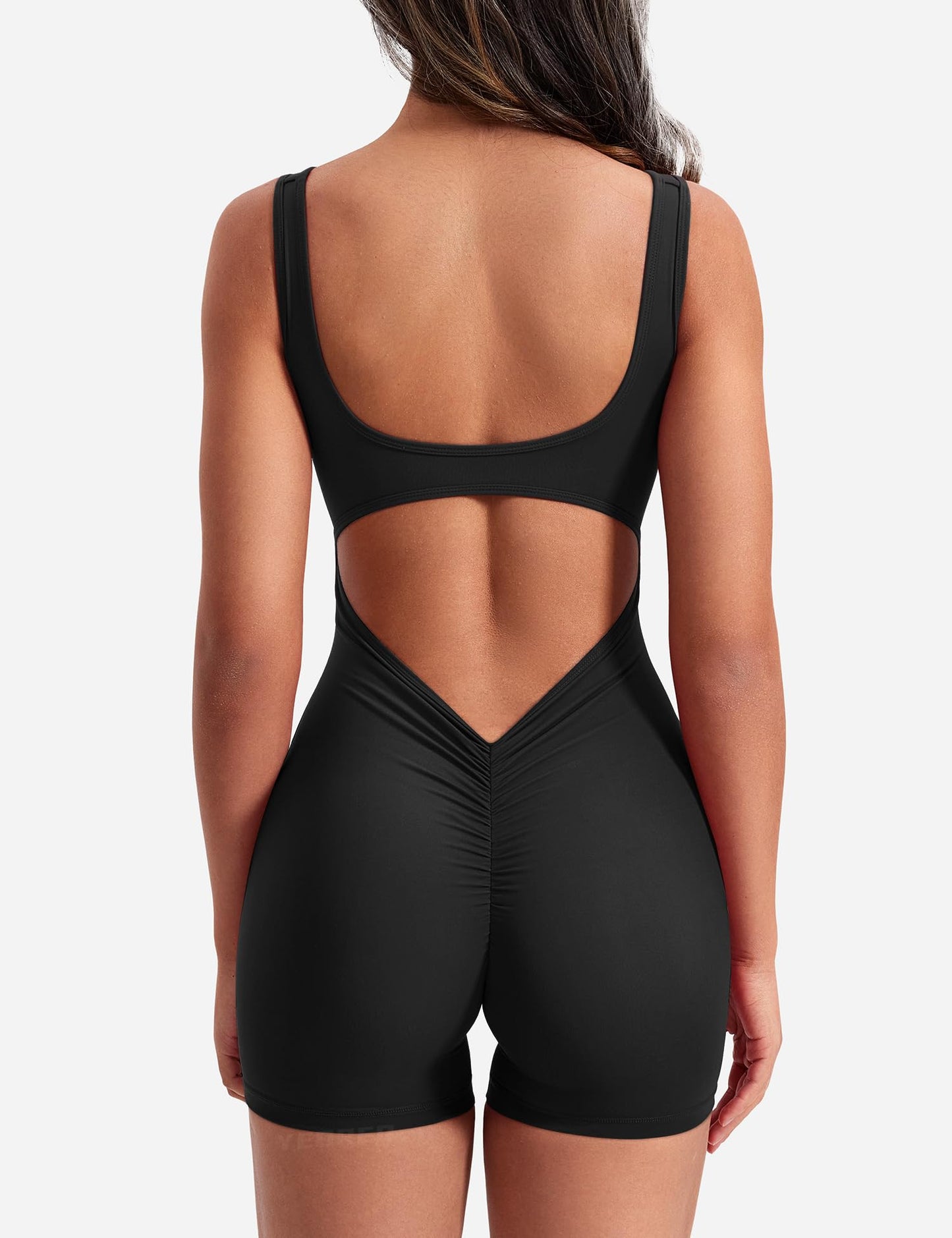 YEOREO CoreFlex Women One Piece Workout Jumpsuits Backless Yoga Romper