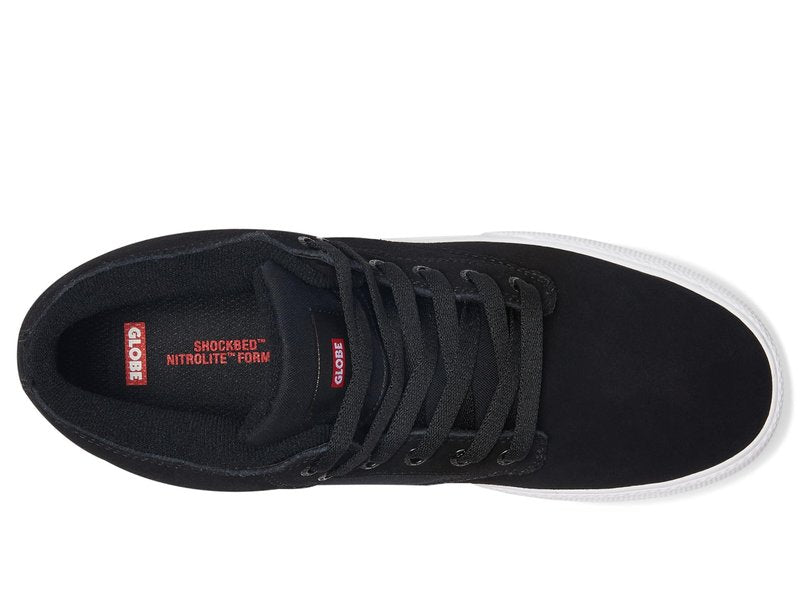 Globe Men's Motley Mid Black/White/Gum 10 Medium
