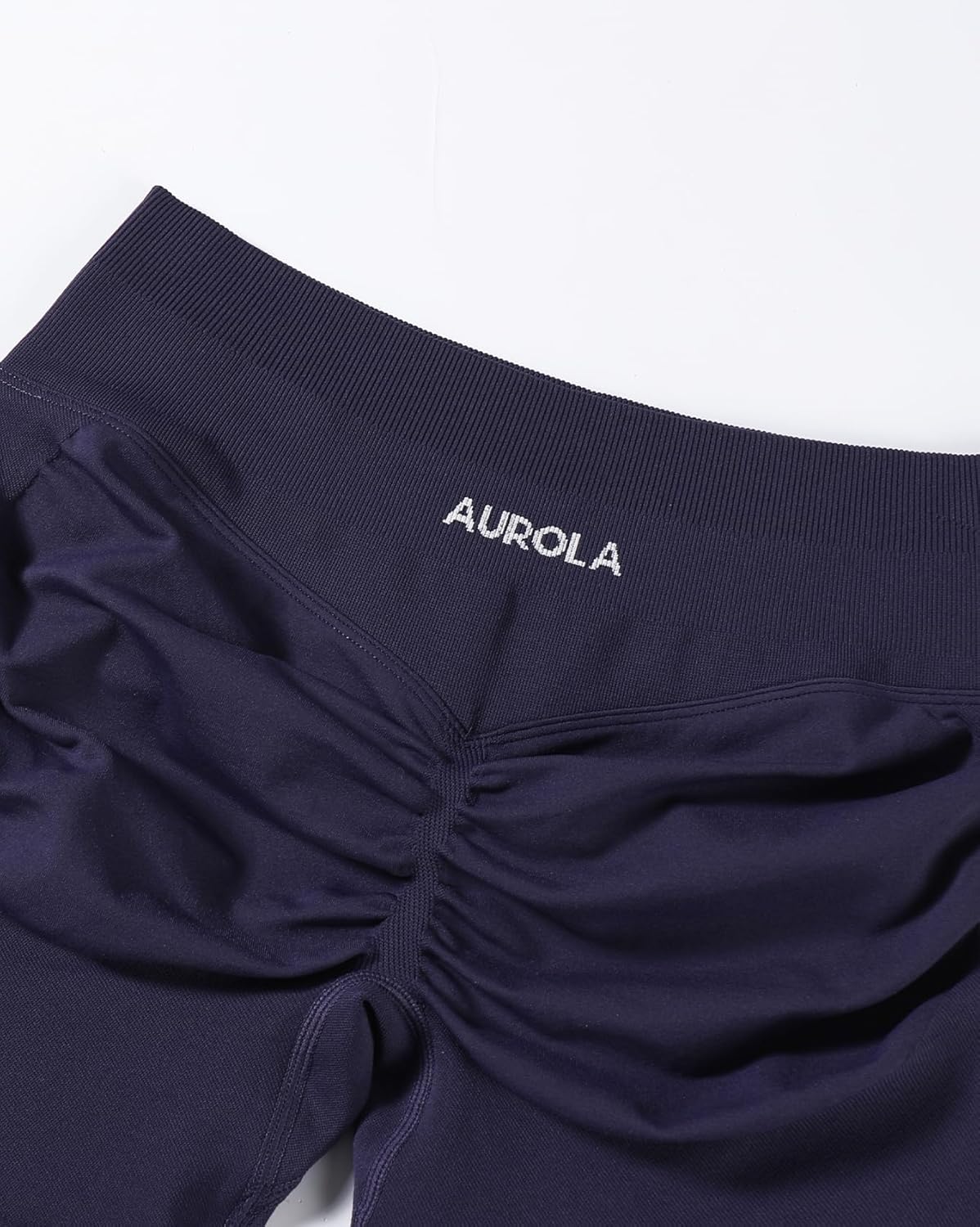 AURORA Women's Scrunch Seamless Compression Workout Shorts - No Roll Up, Squat Proof | Sizes 2.5-6.5