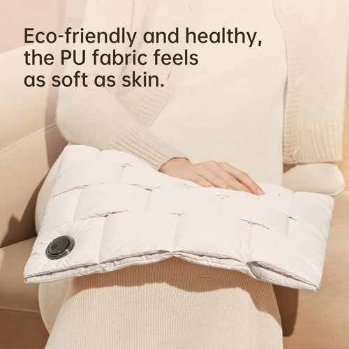 JISULIFE Hand Warmers Rechargeable, 6 Gears Heated Gloves with 【5000 mAh】 Power Bank, Multi-Functions Heating Pad & Hand Warmers, Heated Gloves for Women, Kids, Hunting, Camping - Beige