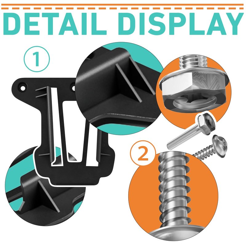FIXHAWK Club Car Cooler Mounting Bracket Kit for Club Car Precedent, Tempo and Onward Golf Cart,Replace OEM#103886801