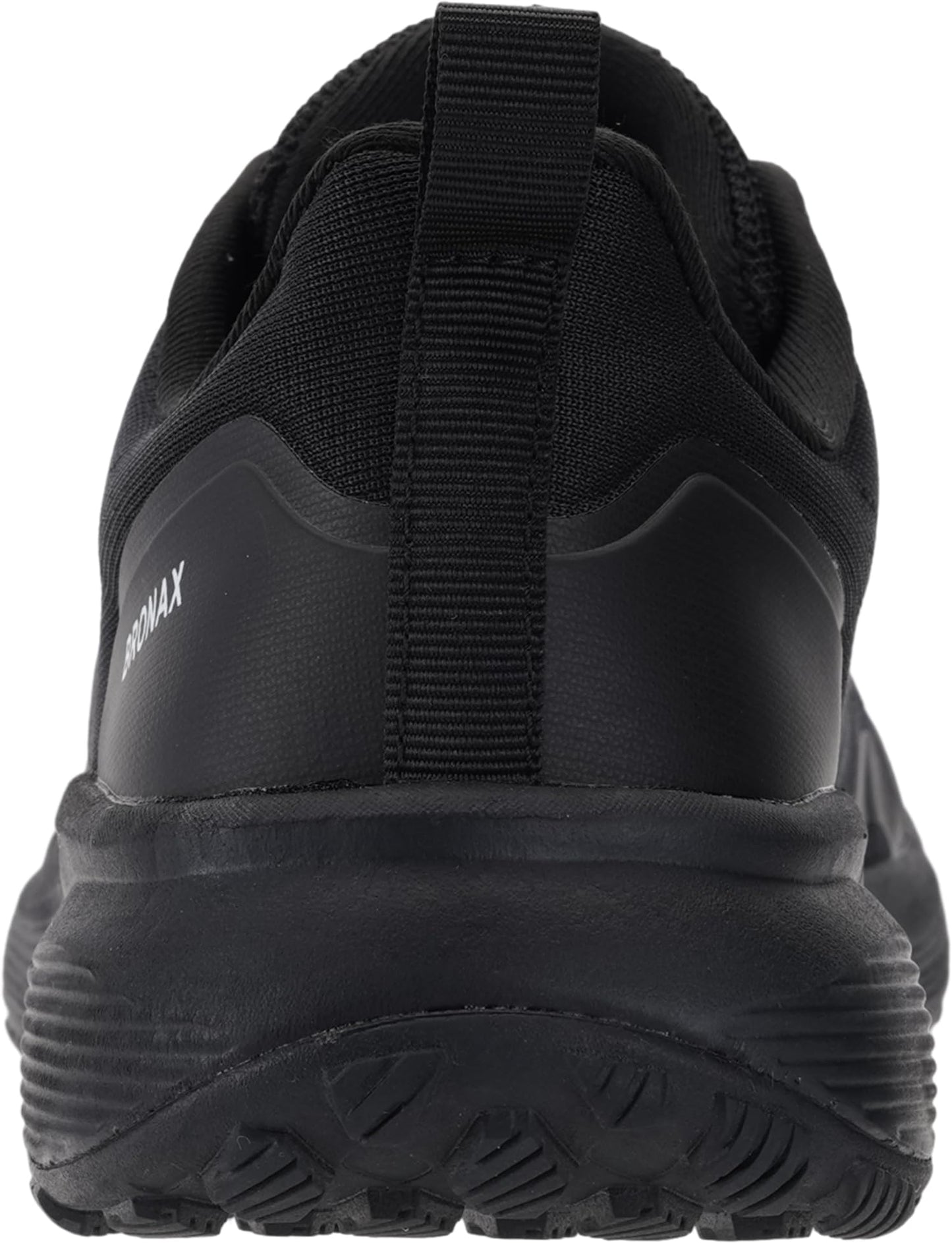 BRONAX Wide Toe Box Shoes for Men Lightweight Road Running Training Cushioning Athletics Sneakers Size 10w Lace up Breathable Walking Gym Sports Footwear All Black 44