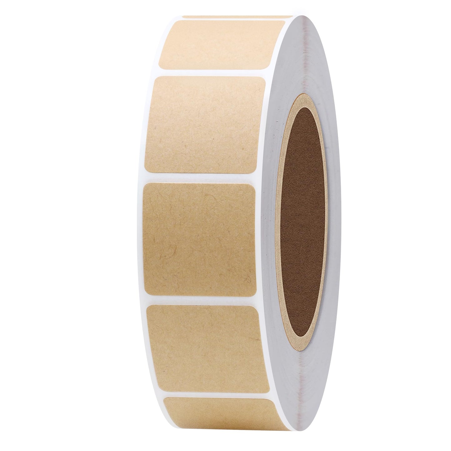 Hybsk 1000pcs Target Pasters 0.85 Inch Square Blank Kraft Stickers for Shooting Range Practice Target Repair