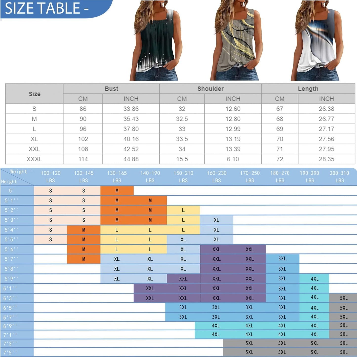 Generic Blusas De Verano para Mujer 2024 Graphic Tank Tops for Women Summer Tunics for Women 2024 Womens Tops Dressy Casual Buttery Soft Tank Tops for Women Cotton T Shirts Women Spring Tops for