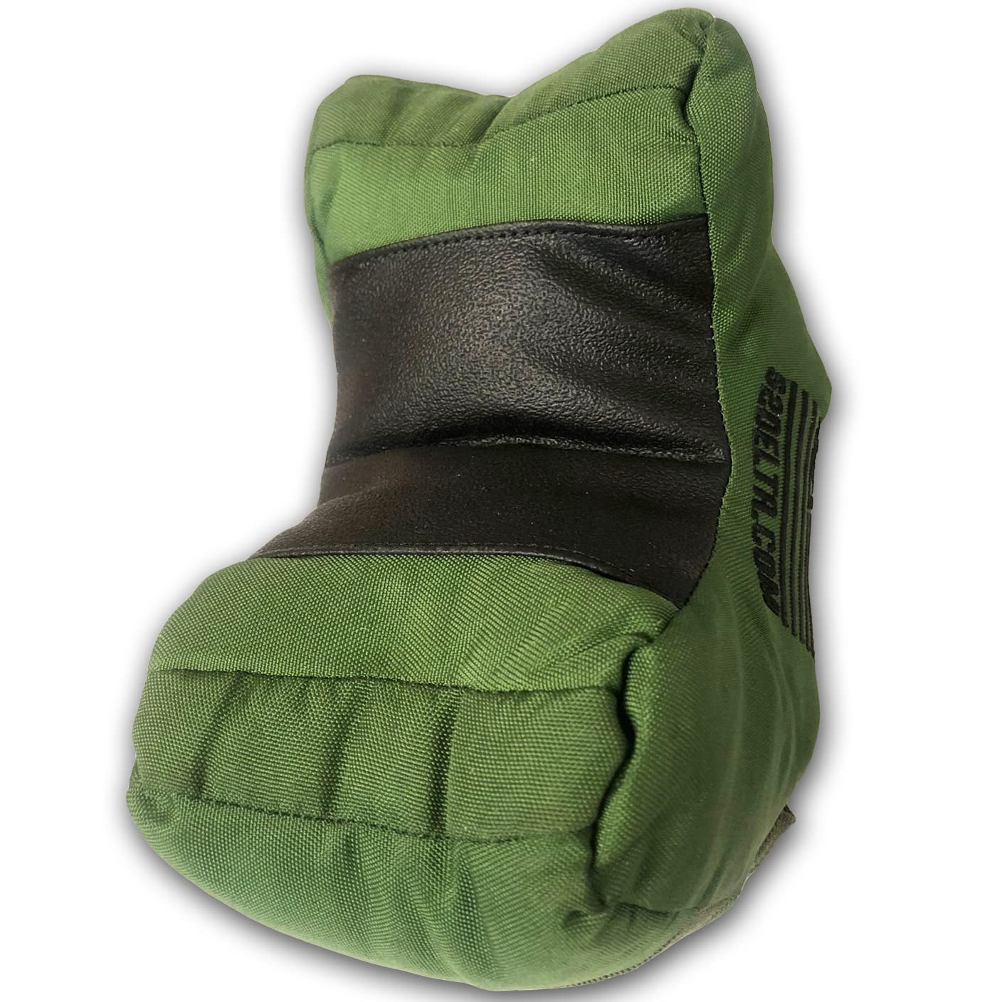 S2Delta PRS Large Shooting Bag Rest C-Shape, Prone Shooting Bag, Front Shooting Rest, or Rear Bag for Precision Shots Off Barricades (Green)