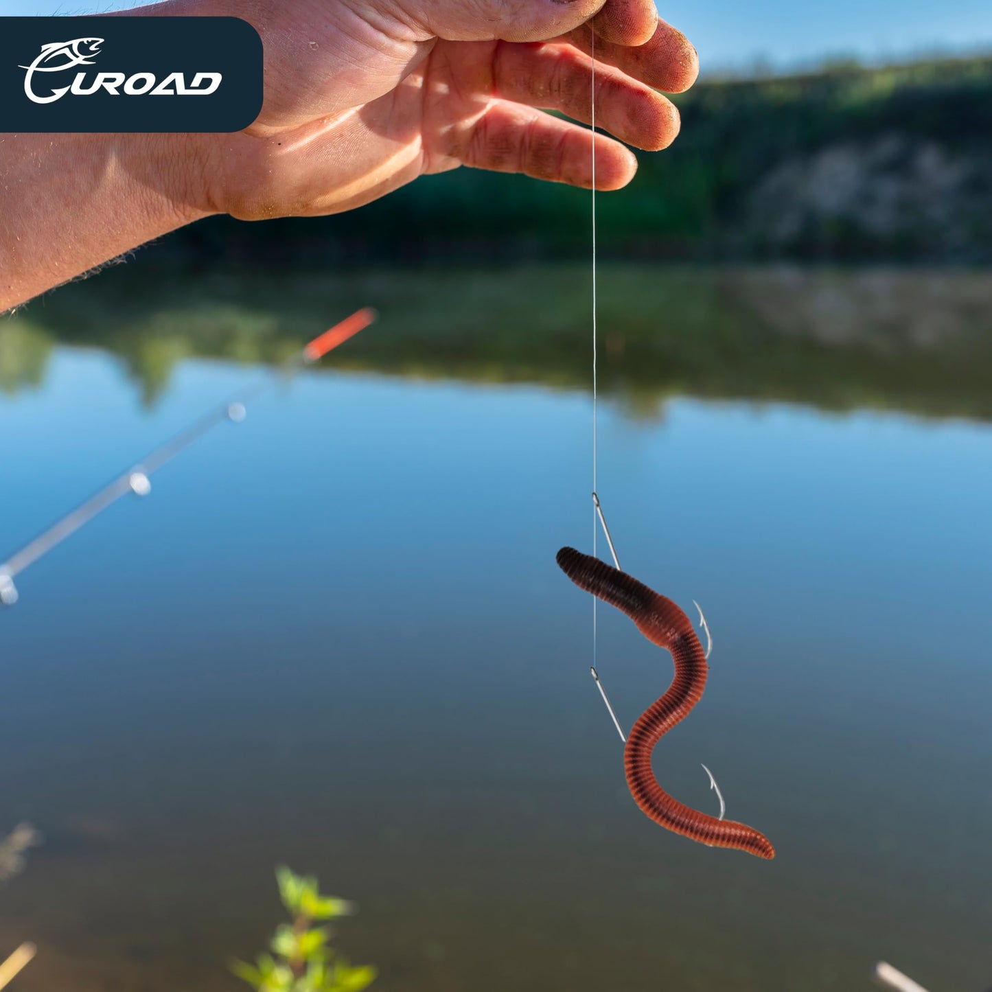 Luroad Aberdeen Sea Fishing Hooks, 25 Pcs Large Barbed Aberdeen Hooks, Long Shank and Wide Gape Size 1#, 1/0, 2/0, 3/0, Light Fishing Hooks High Carbon Steel (2/0)