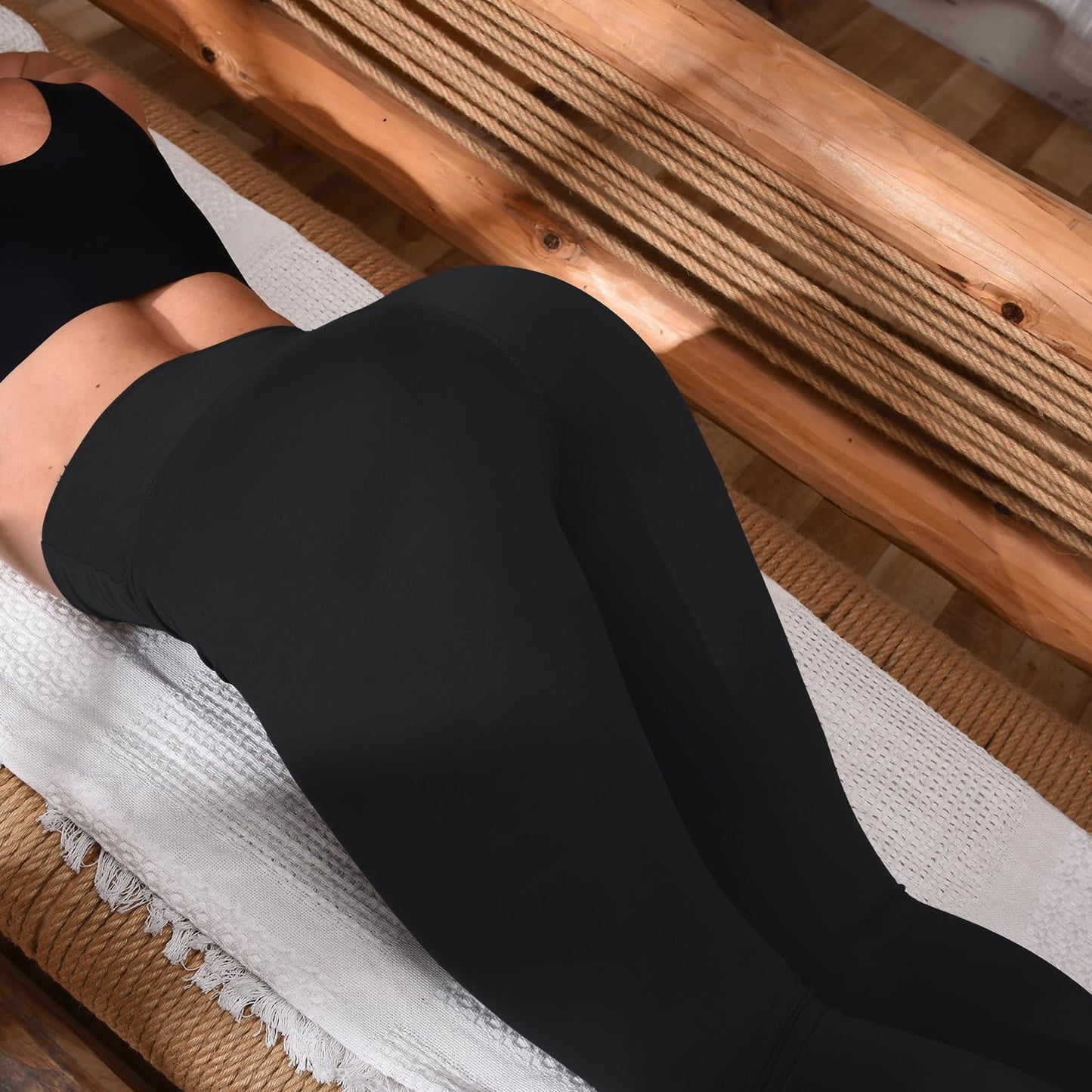 Stanpetix Leggings for Women - High Waisted Women's Workout Pants Running Cycling (Black,Full Length,XXL)