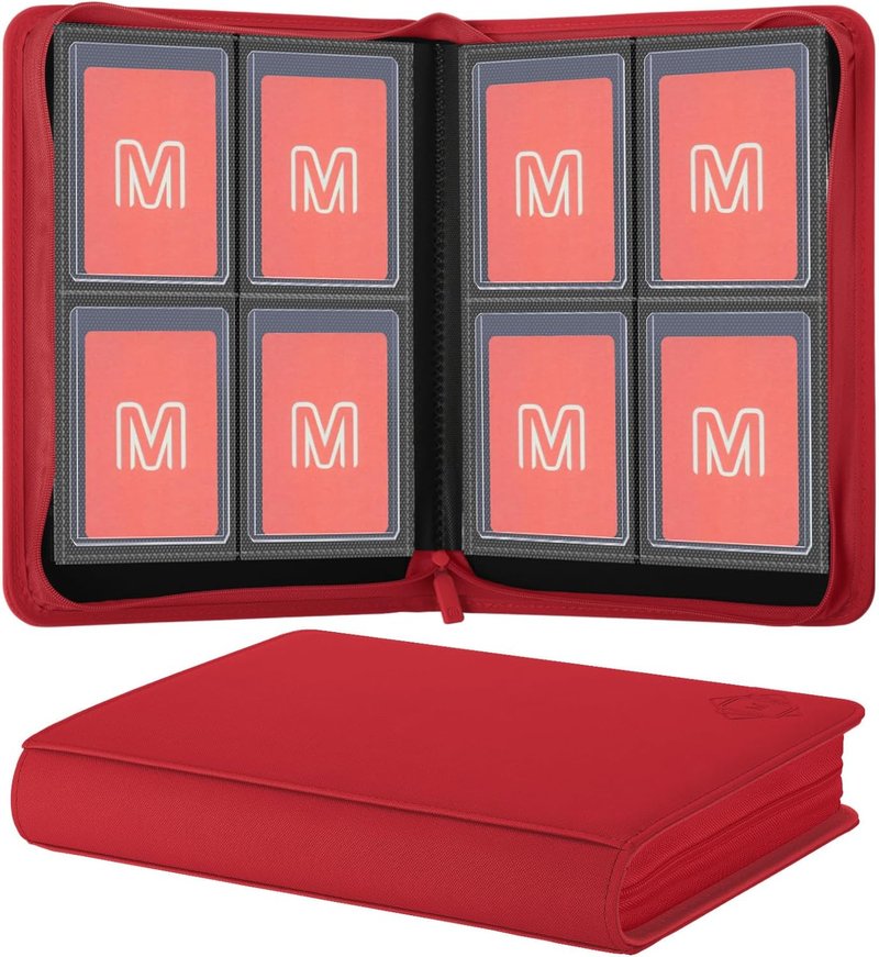 Toploader Binder - 4-Pocket Trading Card Album for MTG & Sports Cards | Holds 128 Cards with Double-Sided Pockets