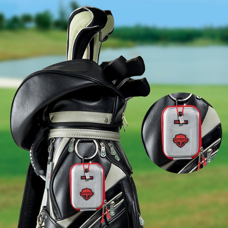 JAWEGOLF Carrying Cases Golf Rangefinder Case Bag Compatible Bushnell Callaway Or Other Laser Rangerfinder (Silver)