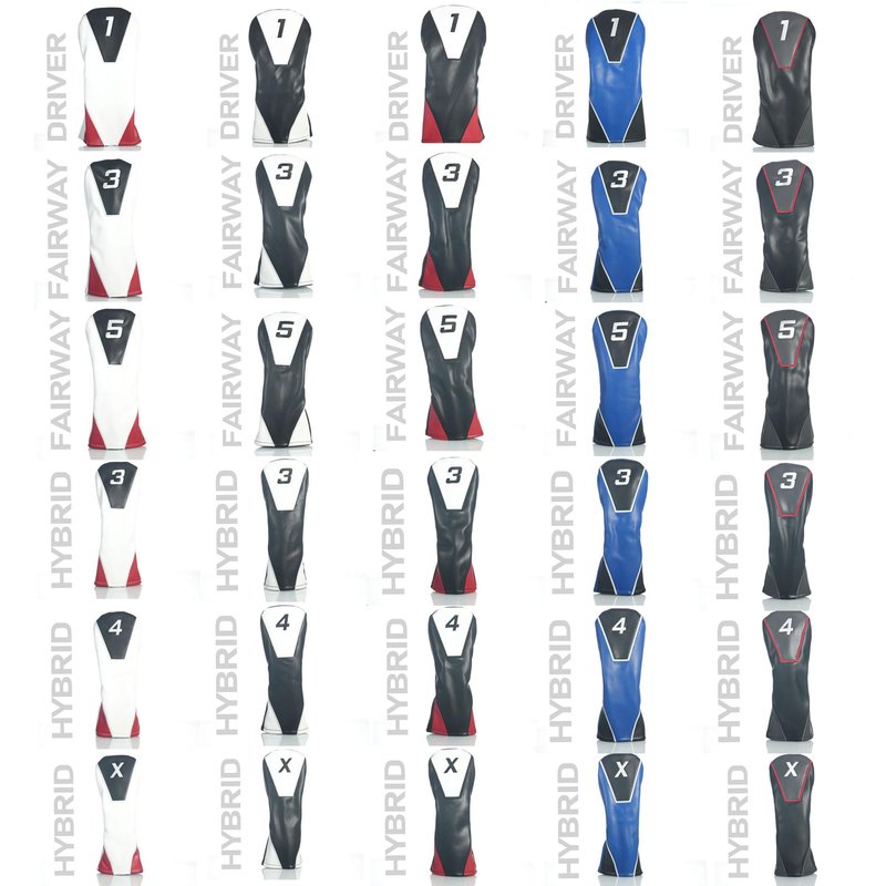 Single 3 Wood Headcover, Easy Slip-On Easy-Off Golf Club Headcover, Fleece Lined Interior, Water Resistant and Durable Shell, Individual Retail Sport Pack, (3 Wood)