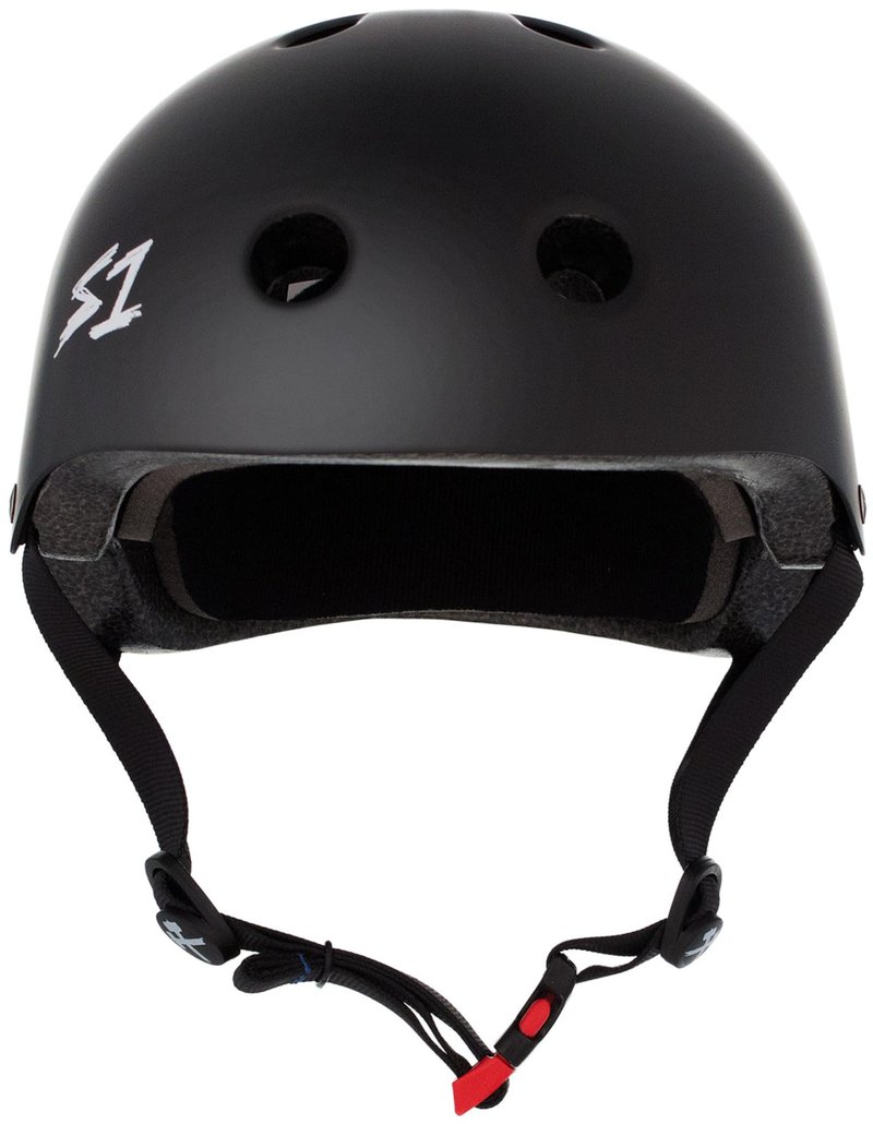 S1 Mini Lifer Helmet for Skateboarding, BMX, and Roller Skating - EPS Fusion Foam, CPSC & ASTM Certified - Black Matte Medium (19.5")