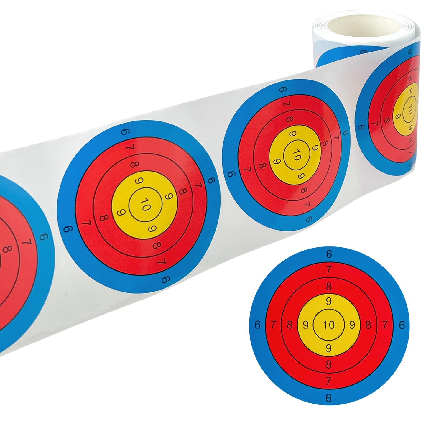 Guyuyii 3" Self-Adhesive Target Stickers for Shooting Range