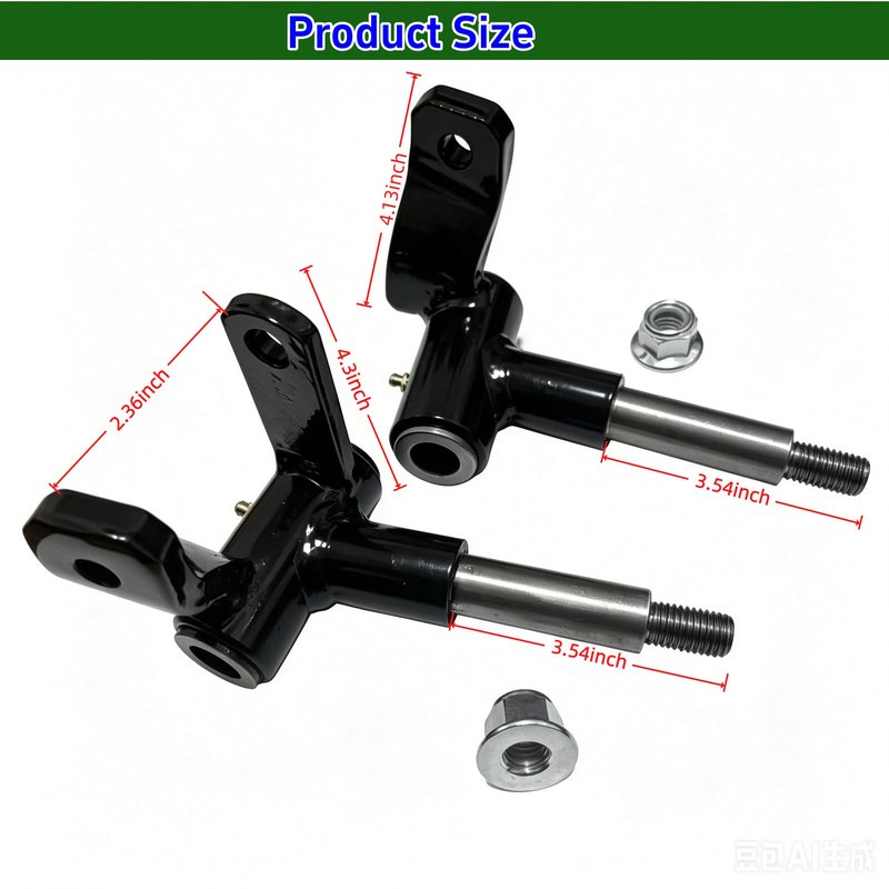 BestAccess Club Car Precedent Front Hand Spindle (Left and Right) Fits Golf Cart 2004-UP and 2018-up Tempo Replace#103638701/103638702/102287901/102287801
