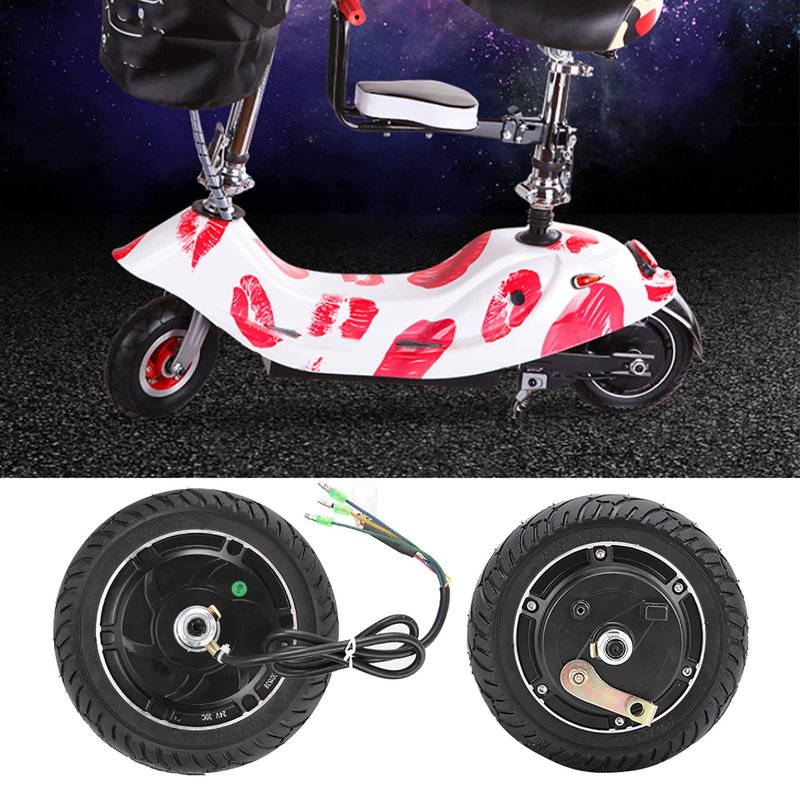 350w Hub Motor Wheel, Hub Motor Wheel Kit, Brushless Wheel Hub Motor, for 8 Inch Electric Scooter Electric Scooter