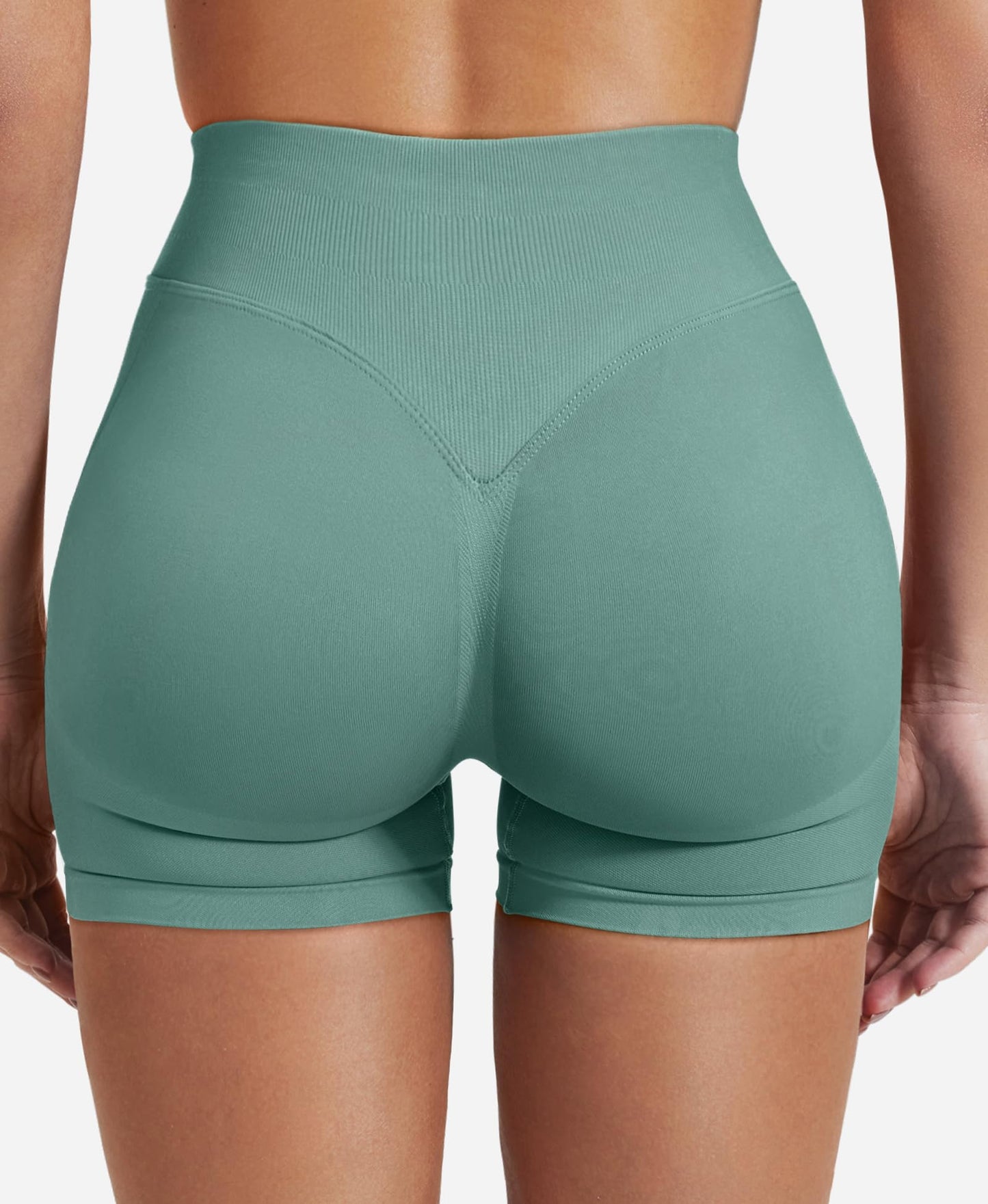 VOYJOY Women Workout Impact Shorts 2.5"/ 3.6"/ 4.5"/ 6" Scrunch Butt Lifting Gym Seamless Booty Biker Shorts