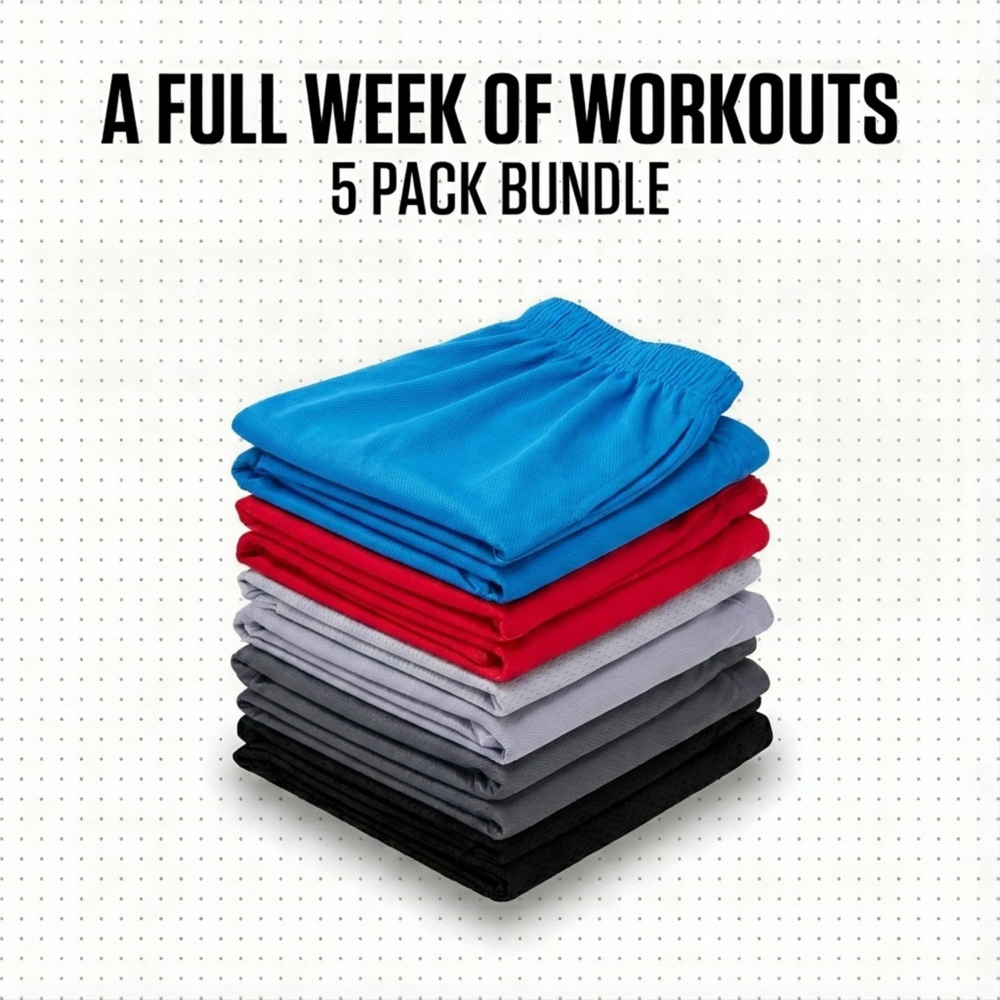 Ultra Performance 5 Pack Mens Shorts, Athletic Gym Shorts Workout Basketball Shorts for Men, 2X