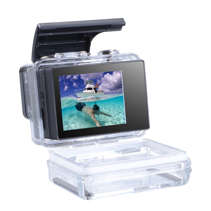 Suptig LCD Screen 2.0 Inch LCD BacPac Non-Touch Screen for Gopro Hero 4 Hero 3+ Hero 3 Hero 2 with Waterproof Back Cover
