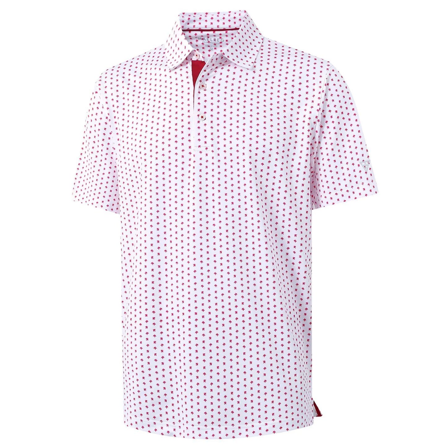 M MAELREG Golf Shirts for Men Dry Fit Print Patterns Performance Moisture Wicking Mens Polo Shirts Short Sleeve