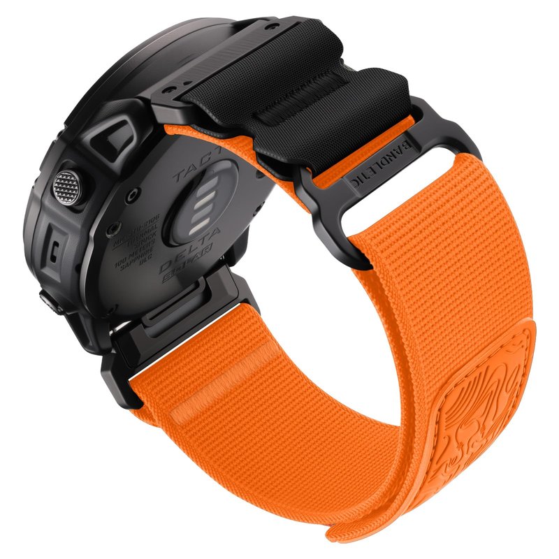 Bandletic Nylon Compatible with Garmin Fenix 8 Pro Band - 26mm Quick Fit Sports Strap for Fenix 7X 6X Pro/5X Plus/3/3 HR/Instinct 2X Solar 3 50mm/Enduro/Quatix/Tactix/Epix Pro 2/D2 Mach 1/Descent Mk3i