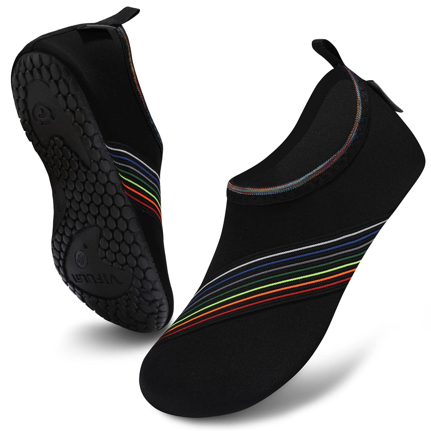 VIFUUR Water Shoes for Men Women Barefoot Quick Dry Aqua Socks Slip On