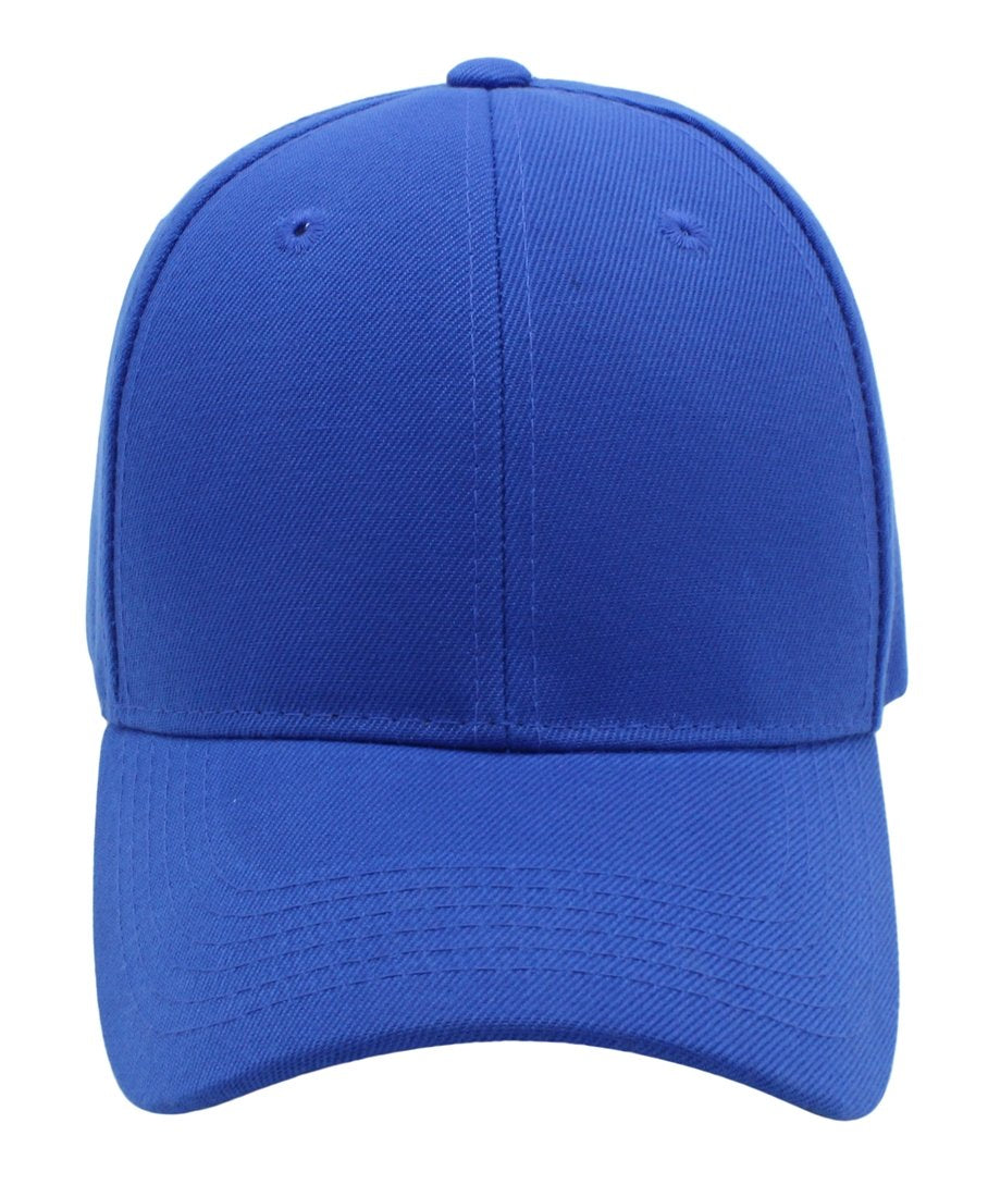 Top Level Baseball Cap Men Women - Classic Adjustable Plain Hat (Royal)