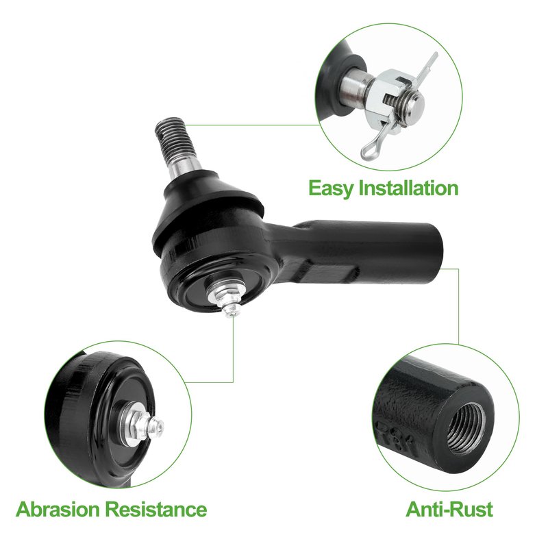 10L0L Golf Cart Steering Rack Outer Ball Joint for 2001-up EZGO TXT G&E Golf Carts(Except RXV), OEM# 70695-G01 70695G01