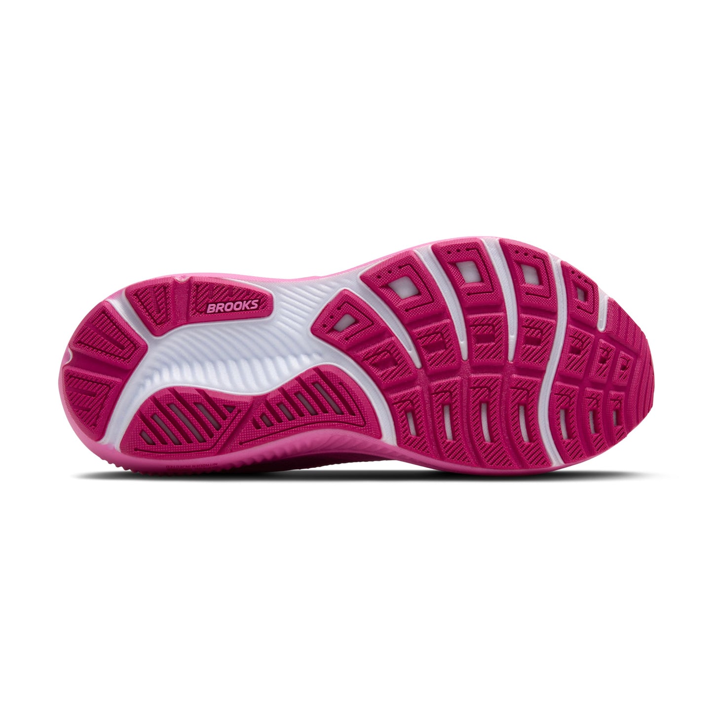 Brooks Women’s Ghost 17 Neutral Running Shoe - Pink/Fuchsia/Gold - 6.5 Medium