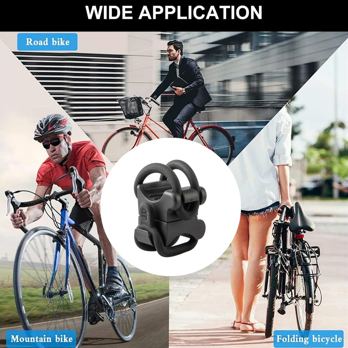 NXPpiULeh 2 Set Universal Bike Light Mount Adjustable Bike Flashlight Mount Bicycle Light Bracket for Bicycle Accessories
