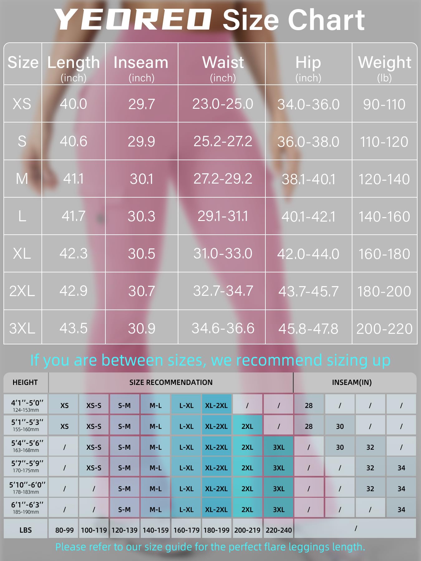 YEOREO CoreFlex Women Workout Flare Leggings with Pockets Hidden Scrunch High Waisted Cargo Gym Yoga No Front Seam Leggings Pink M