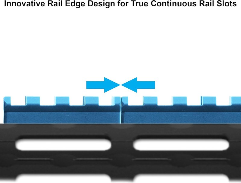 UTG PRO 4-Slot Picatinny Rail Section - Durable Black Accessory for Tactical Gear