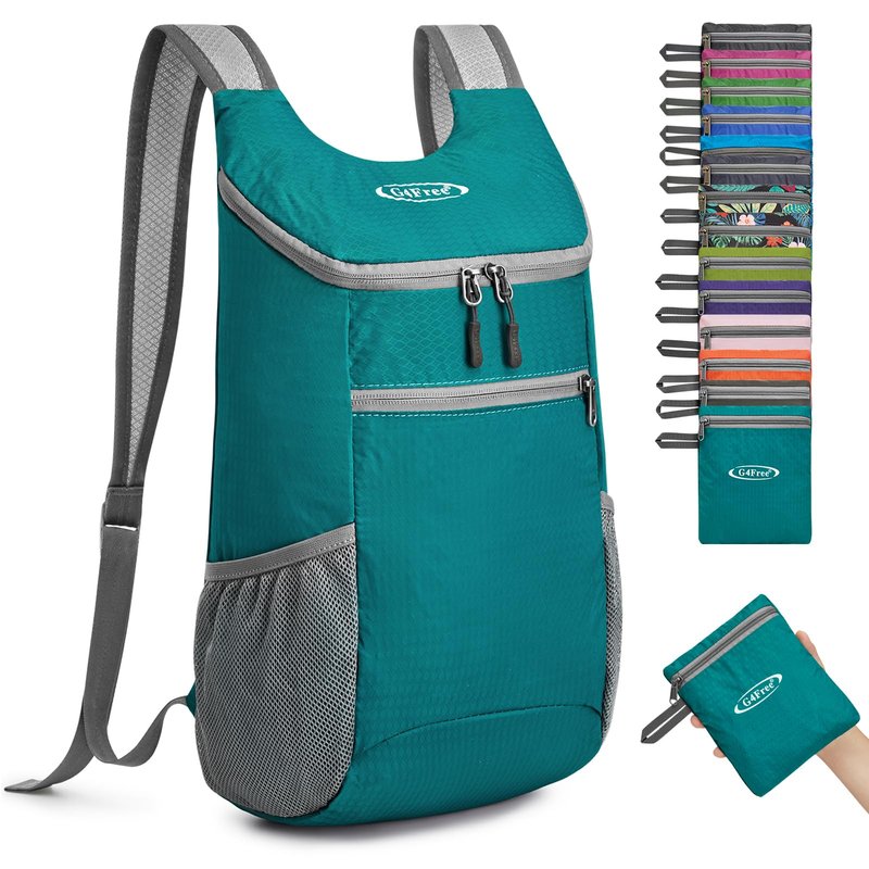 G4Free Lightweight Packable Hiking Backpack for Men Women Small Hiking Daypacks Foldable Shoulder Pack Casual Outdoor Bag 11L