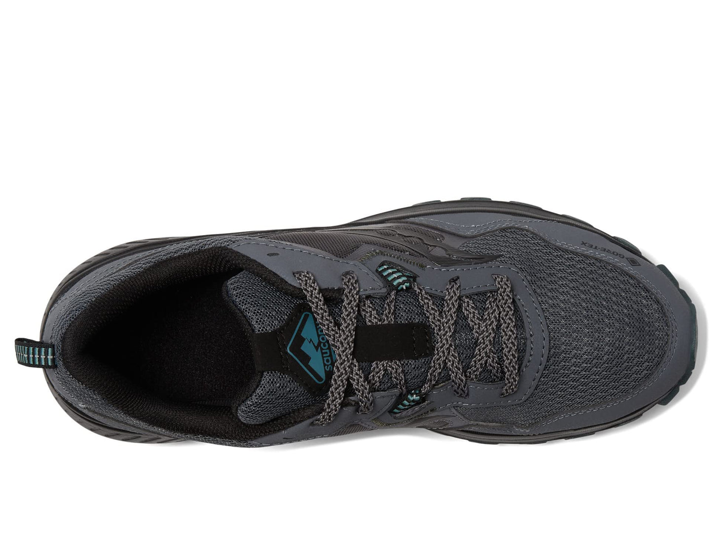 Saucony Men's Excursion TR16 Gore-Tex Trail Running Shoe, Shadow/Forest, 7