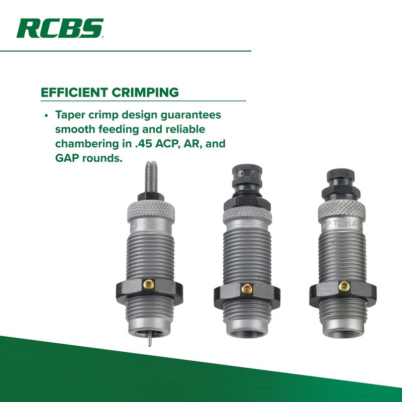 3-DIE CARB TC Set .45 AUTO