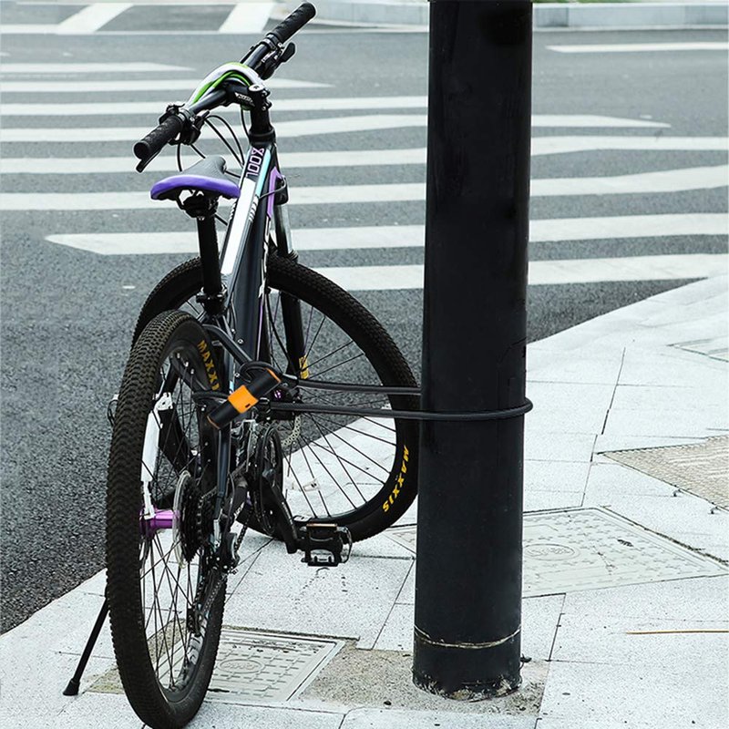 Efoxcity Heavy Duty Bicycle U-Lock with Mounting Bracket for Road/Mountain/Folding Bike/Motorcycle