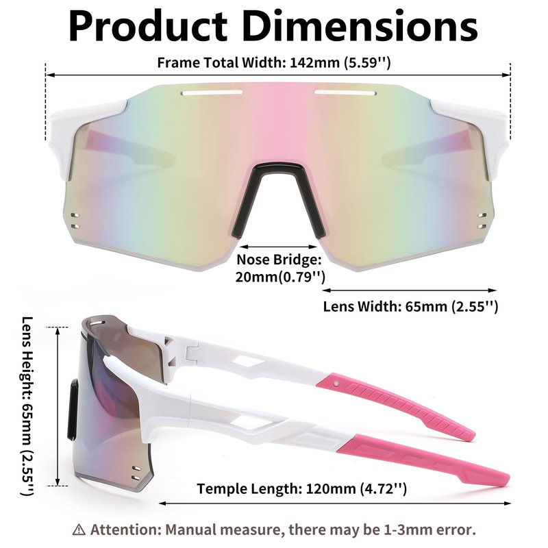 FEISEDY Cycling Glasses Sports Sunglasses for Men Women, Youth Kids Baseball Softball Running Sunglasses B0223