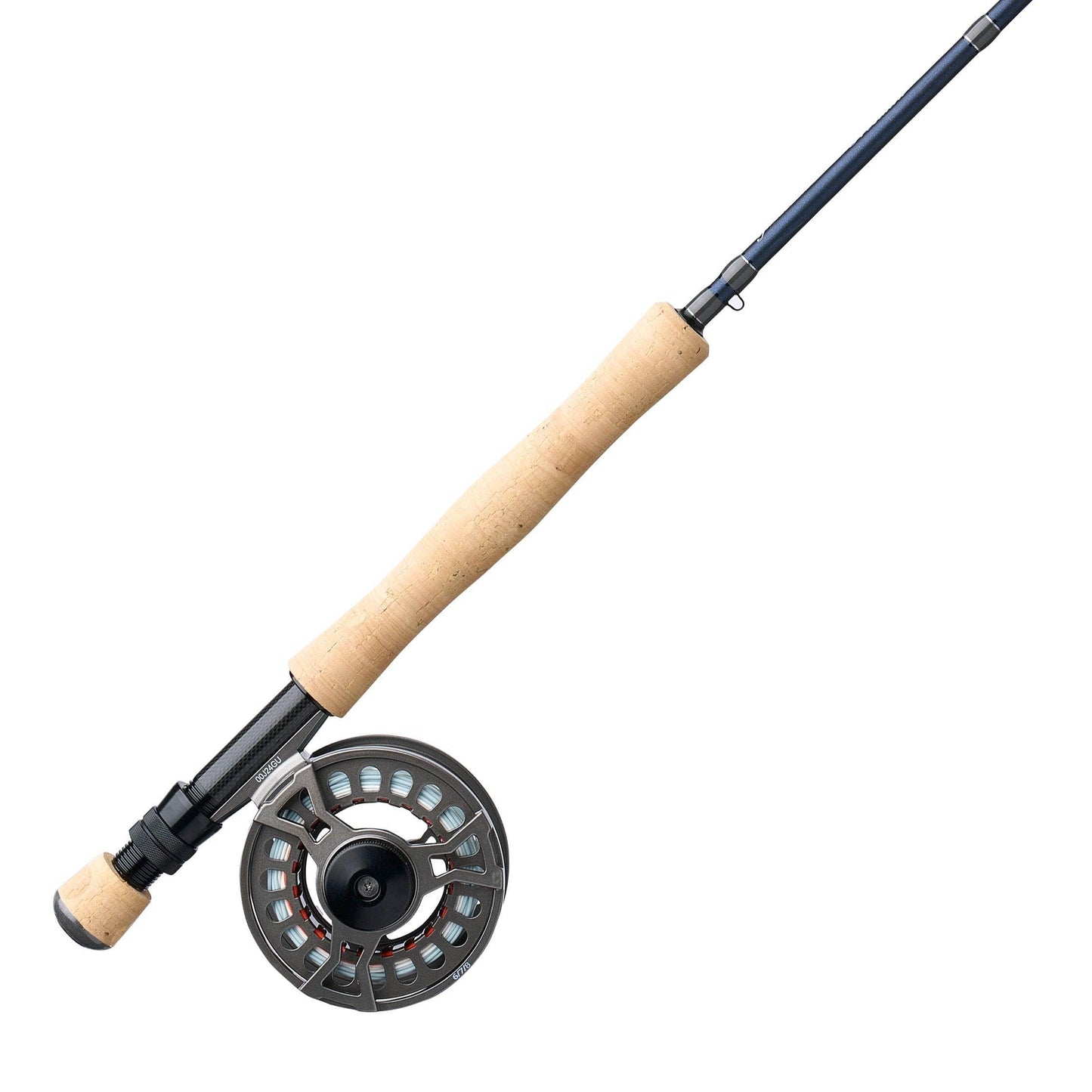 Pflueger President Fly Reel and 8' 4-Piece Fishing Rod Combo, Carbon Composite Rod Blank Construction, EVA Foam Handles