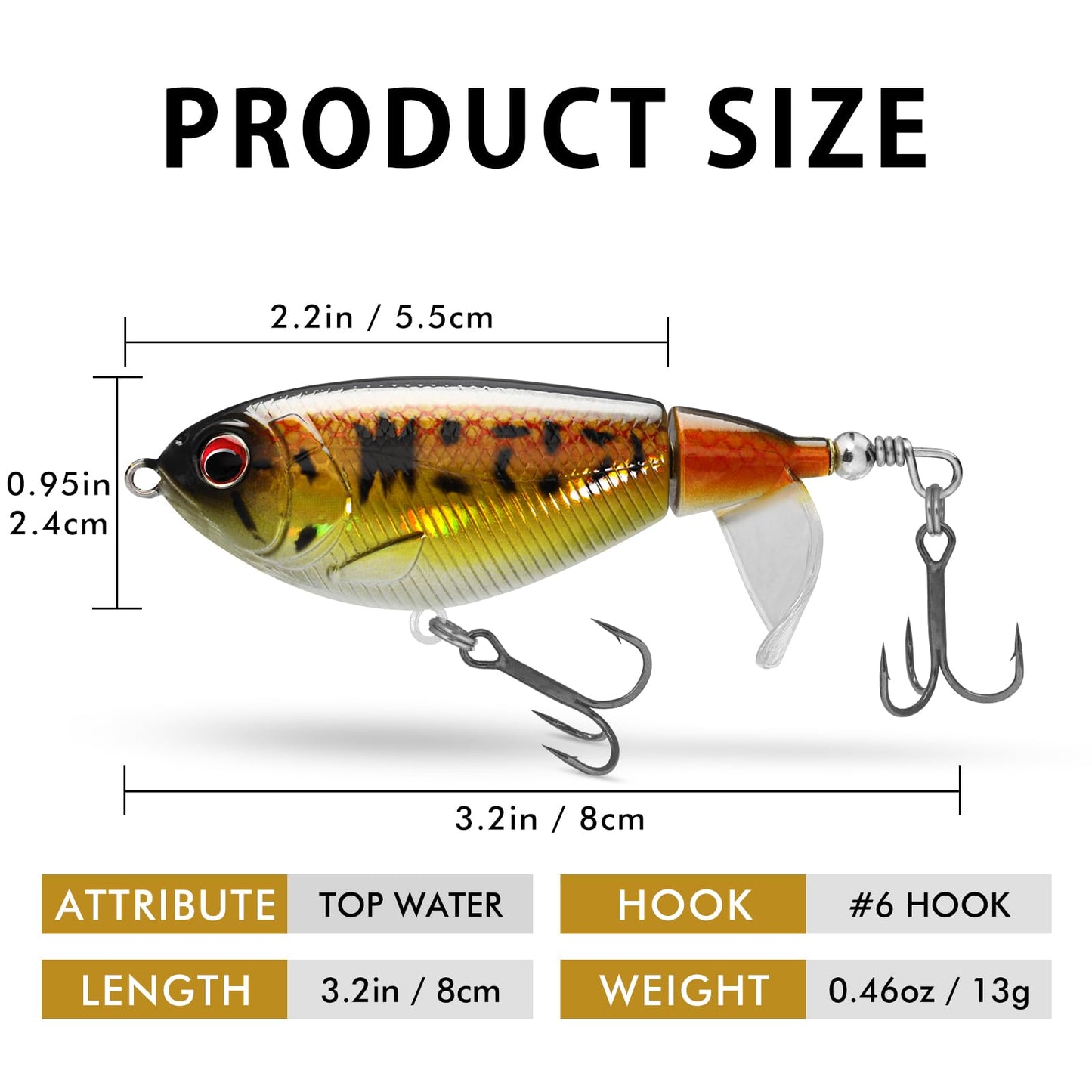TRUSCEND Suspending Jerkbait Fishing Lures, Precision-Engineered Minnow with Sound, Flash & Irresistible Action, Cast Farther, Glow Brighter and Rattle Louder Jerkbaits for Bass Walleye Pike Catfish