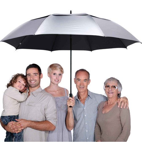 G4Free 62 inch and 72 Inch UV Golf Umbrella Double Canopy