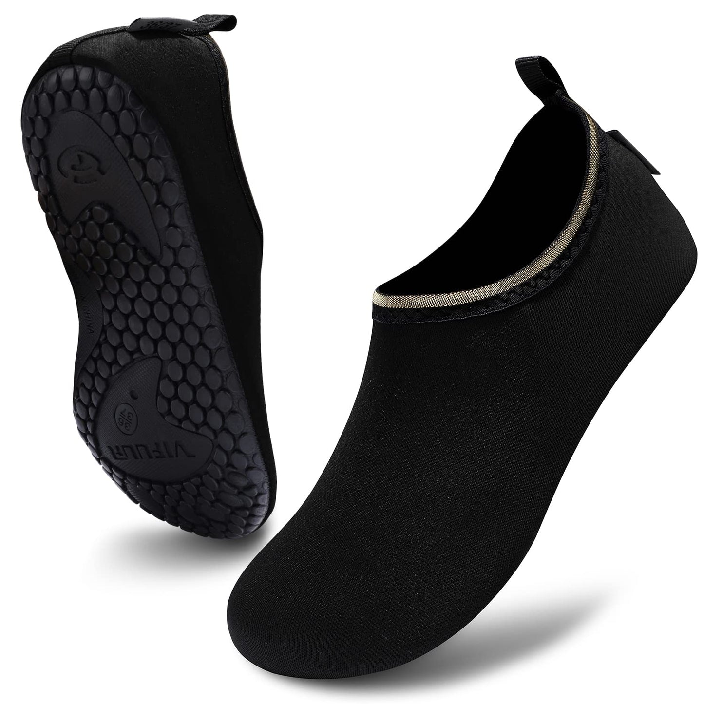 VIFUUR Water Sports Unisex Shoes SoidBlack - 12.5-13 W US/ 11-11.5 M US (44-45)
