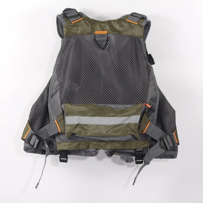 Multifunctional Kayak Life Jackets for Adults - Breathable, Portable Design with Multi-Pockets for Fishing | Detachable Floating Material
