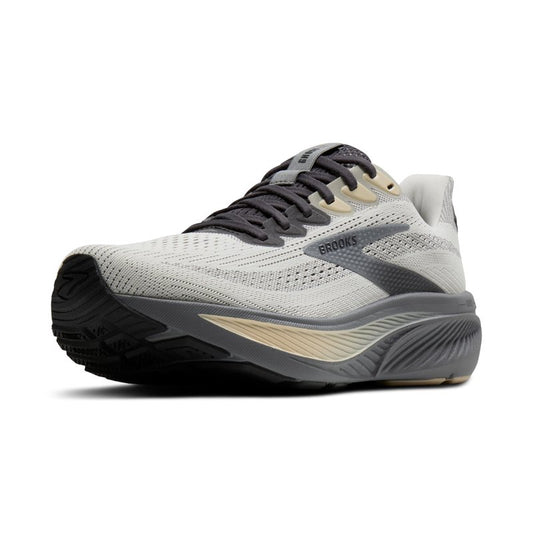Brooks Men’s Ghost 17 Neutral Running Shoe - Vaporous Grey/Primer/Sand - 15 Medium