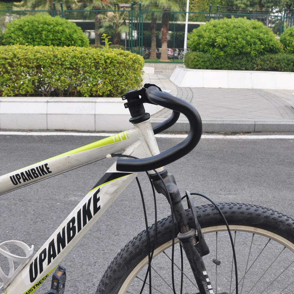 UPANBIKE Fixed Gear Bike Road Bicycle Drop Bar Bent Handlebar Aluminum Alloy 25.4mm 31.8mm