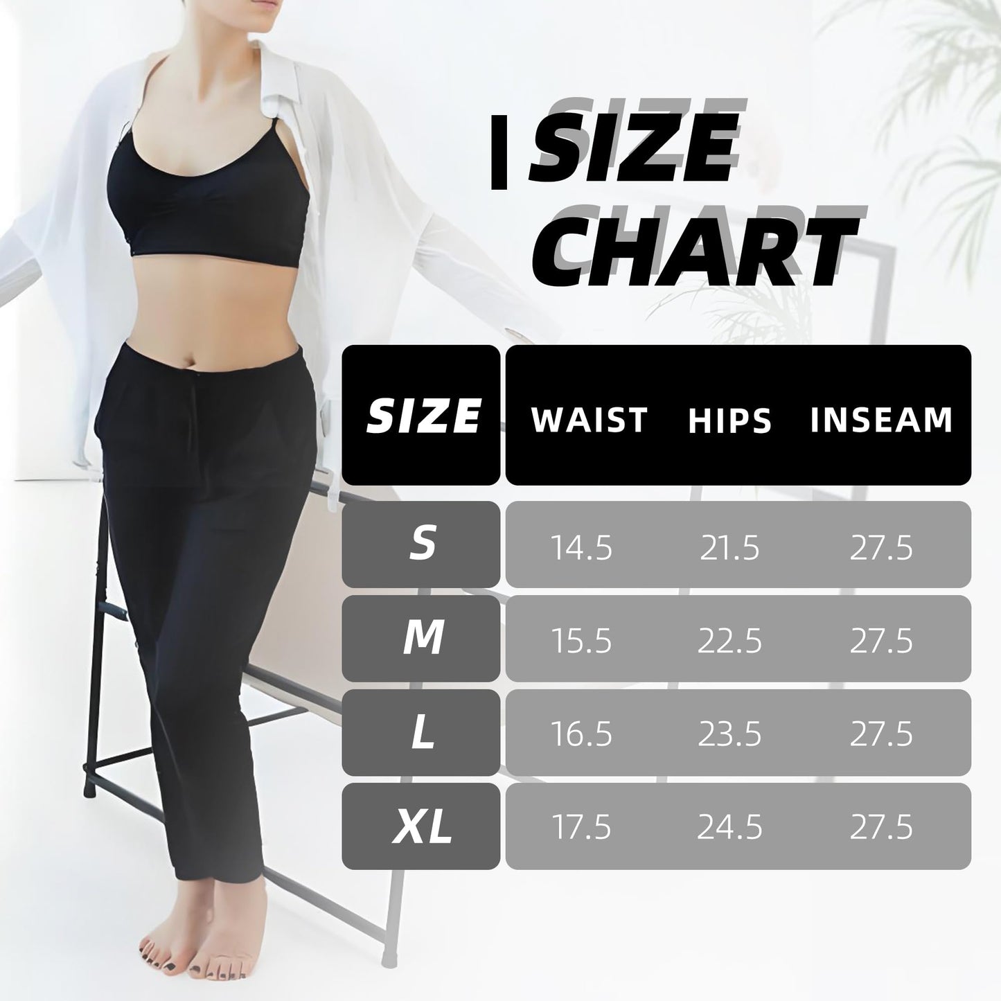 Stanpetix Sweatpants for Women with Pockets Black Large