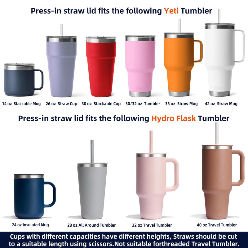 30 oz Flip Straw Lid for YETI 30/32 oz Tumbler,Yeti 26/35/42 oz Straw Mug, Straw Lid for YETI Rambler Drinkware, Shatter-Proof and Dishwasher Safe, Cosmic Lilac 2 Pack
