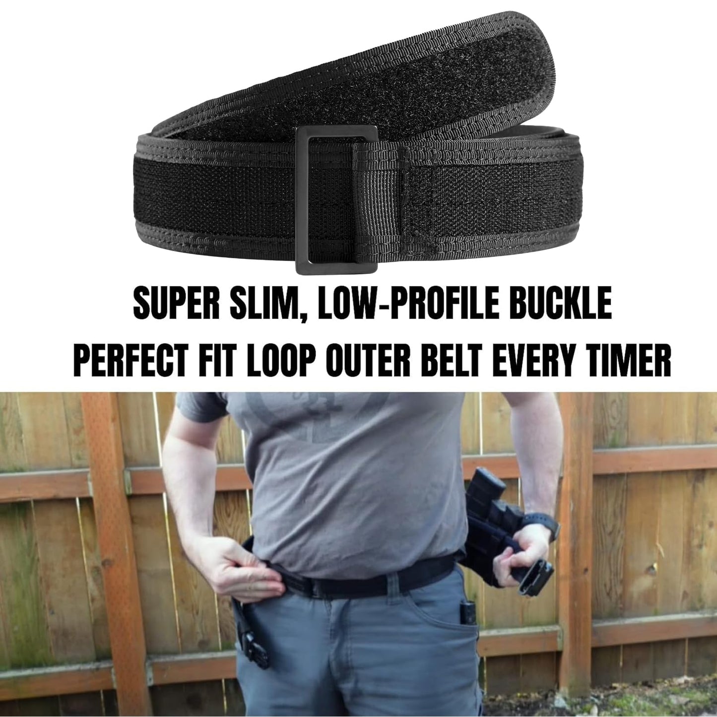 Vismix 1.5" Hook Liner Inner Belt for 1.75"-2" Loop Outer Belt